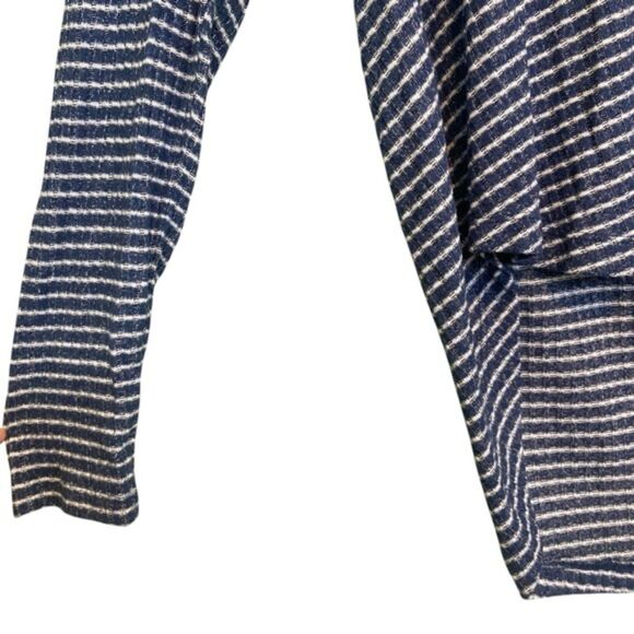 Lucky Brand Bonne Chance Ribbed Cowl Neck Pullover Sweater Large - Picture 3 of 8